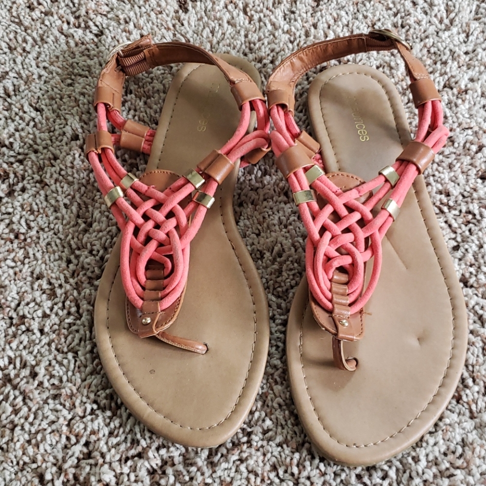 Maurice's Coral Sandals